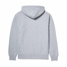 Back view of Lanzera Club Hoodie in Grey Heather with ‘EST. 1992’ embroidery.