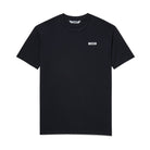 Front view of Lanzera Club Tee in Navy Clásico with chest logo patch.