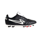 Lanzera Professionale soccer cleat in black with K-leather upper and firm ground sole.