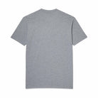 Back view of Lanzera Tee in grey, showing relaxed fit.